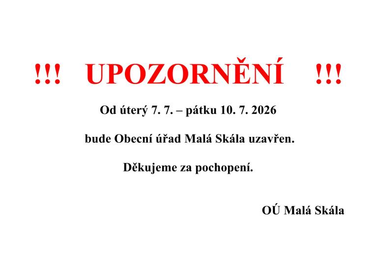 Upozornění