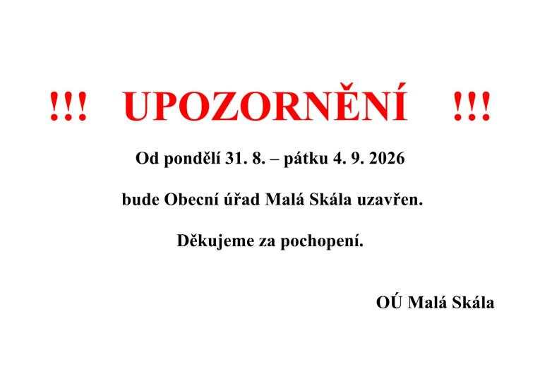 Upozornění