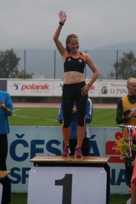 Barbora Jíšová na stupni nejvyšším